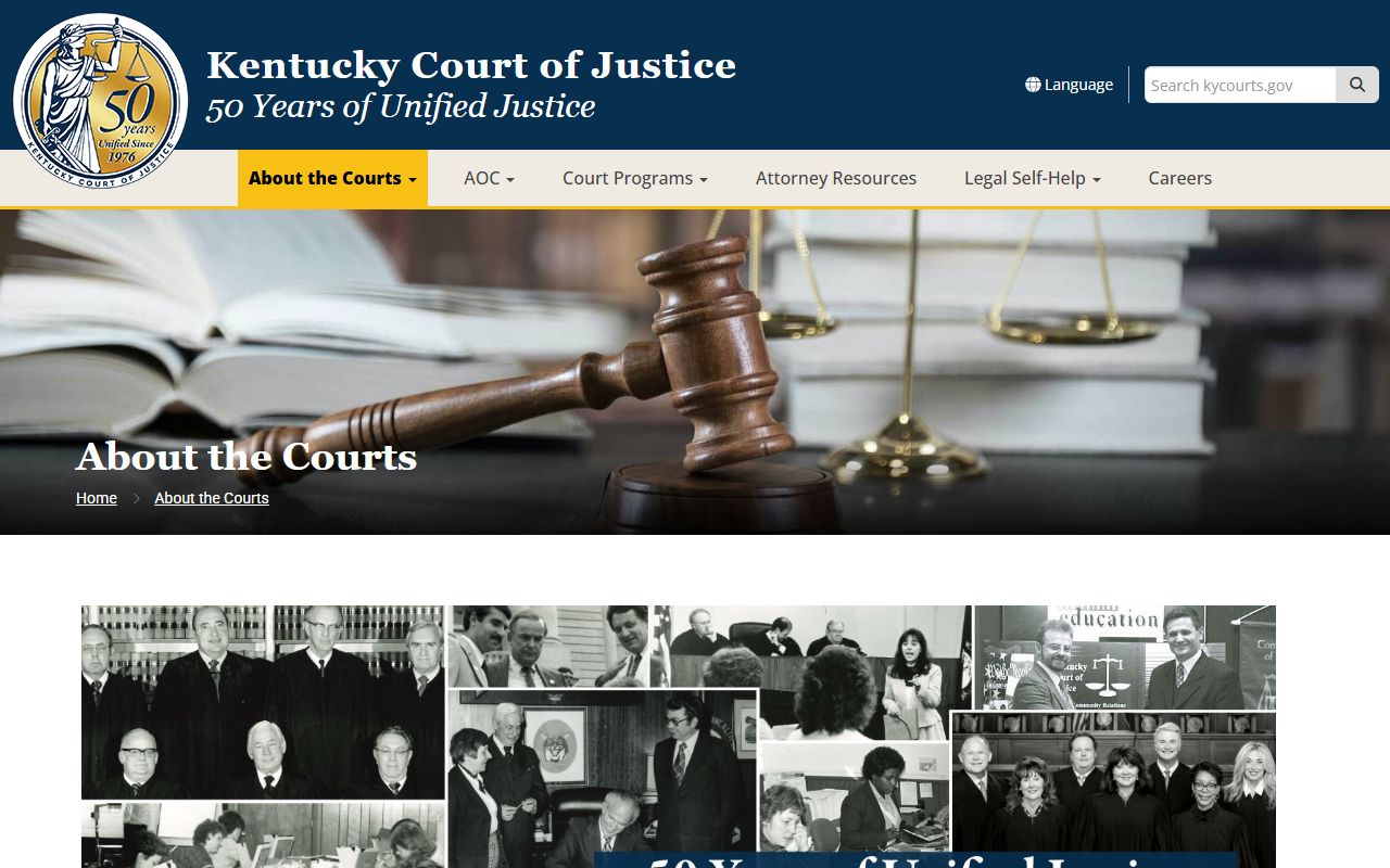 Edmonson County court records Kentucky court hierarchy page